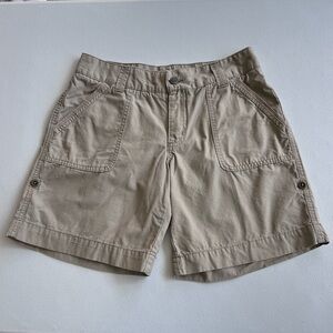 Carhartt Khaki Cargo Shorts Womens Size 8 Original Fit
Outdoors Roll-Up Hem